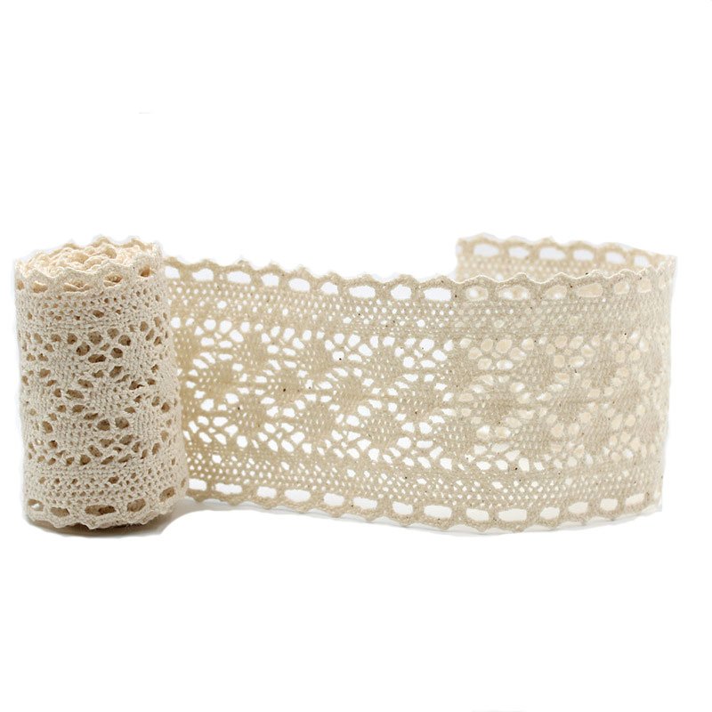 Cotton Manufacturer Wholesale hollowed out crochet Cotton thread lace Embroidery Trimming Lace for DIY clothing accessories