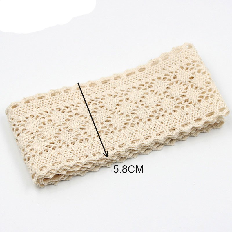 Cotton Manufacturer Wholesale hollowed out crochet Cotton thread lace Embroidery Trimming Lace for DIY clothing accessories