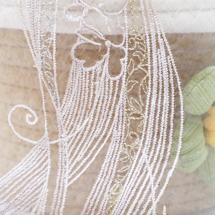 OEM factory price exquisite craftsmanship Grayish brown 16cm Golden thread embroidery