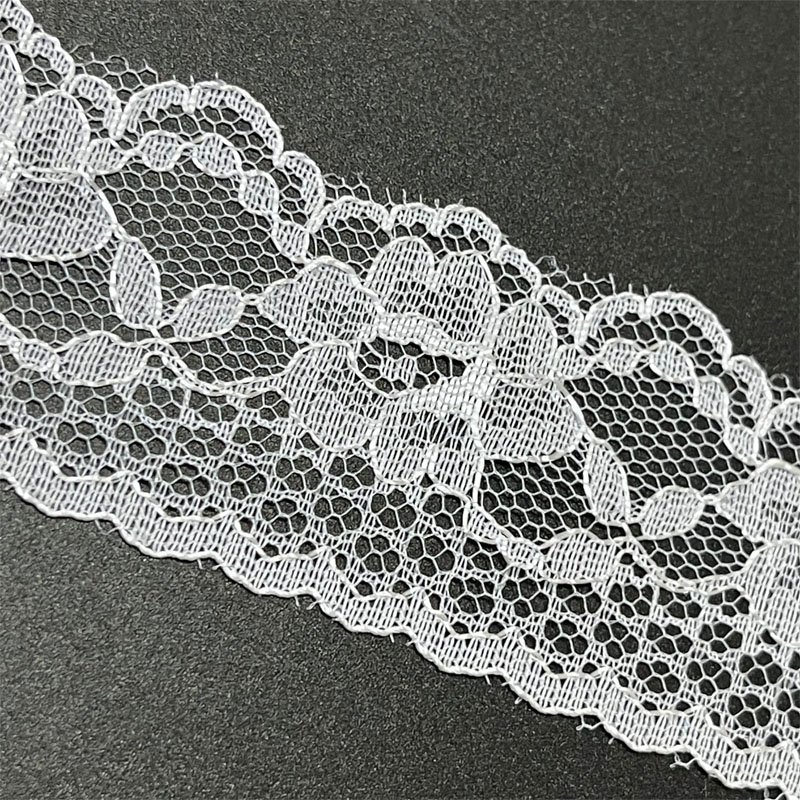 2022 popular High quality white non-stretch nylon clothing accessories lace trim