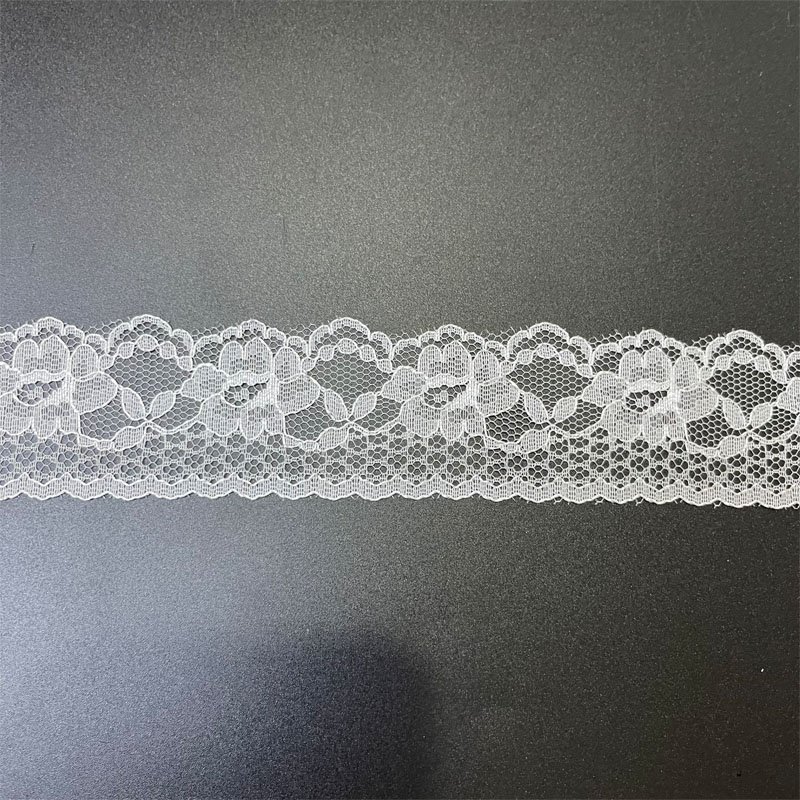 2022 popular High quality white non-stretch nylon clothing accessories lace trim