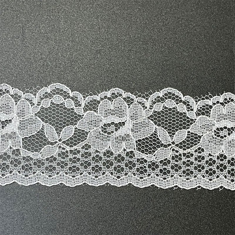 2022 popular High quality white non-stretch nylon clothing accessories lace trim