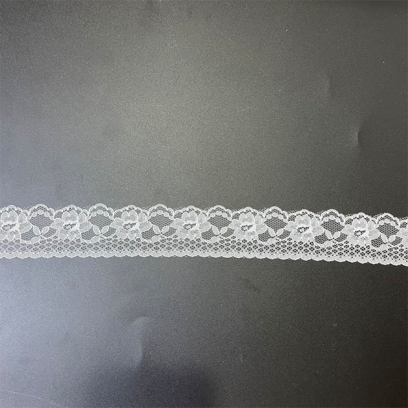 2022 popular High quality white non-stretch nylon clothing accessories lace trim