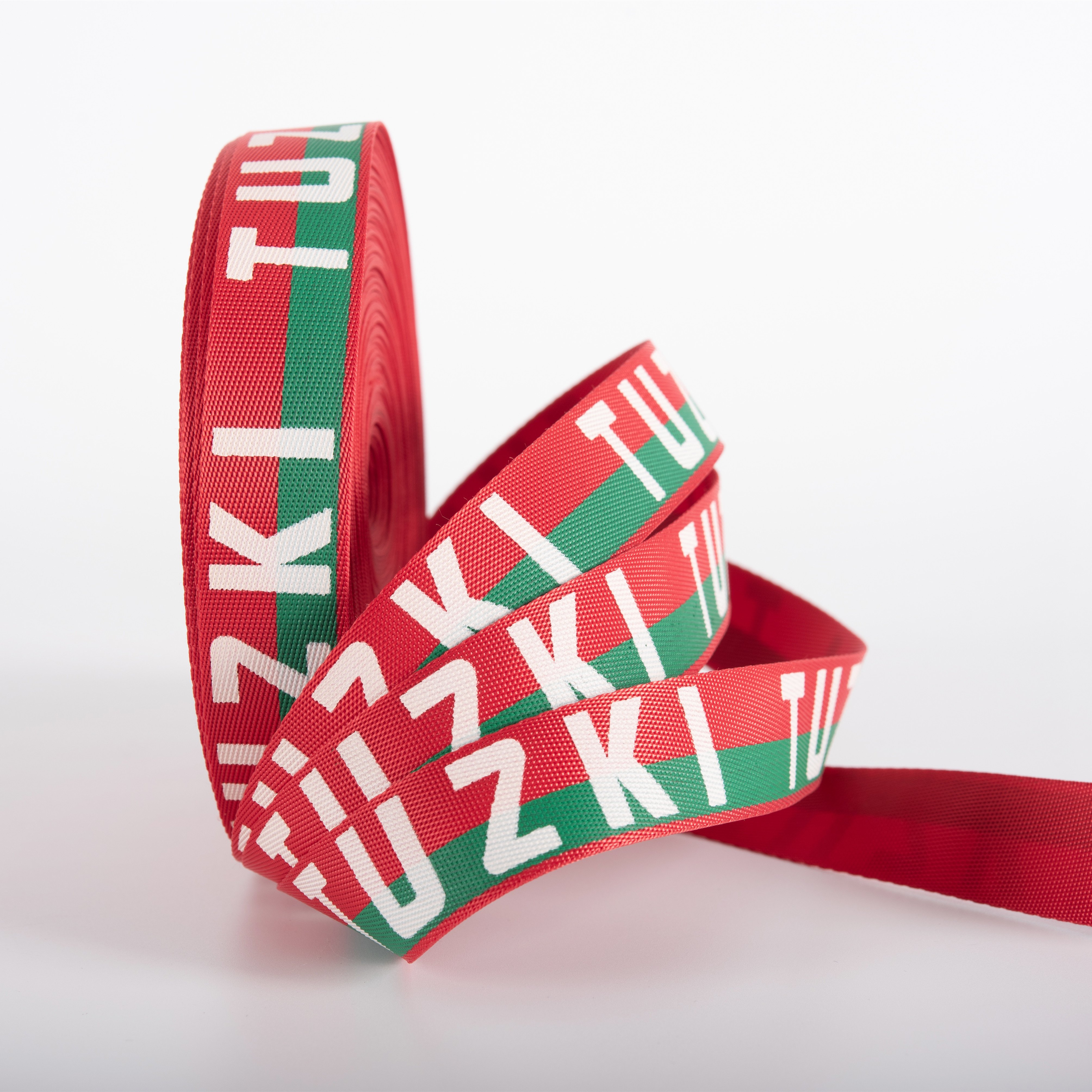 Polyester jacquard webbing tape with OEM Logo Decorative Craft Ribbon Sewing Trim Woven Trim Embroidered Ribbon