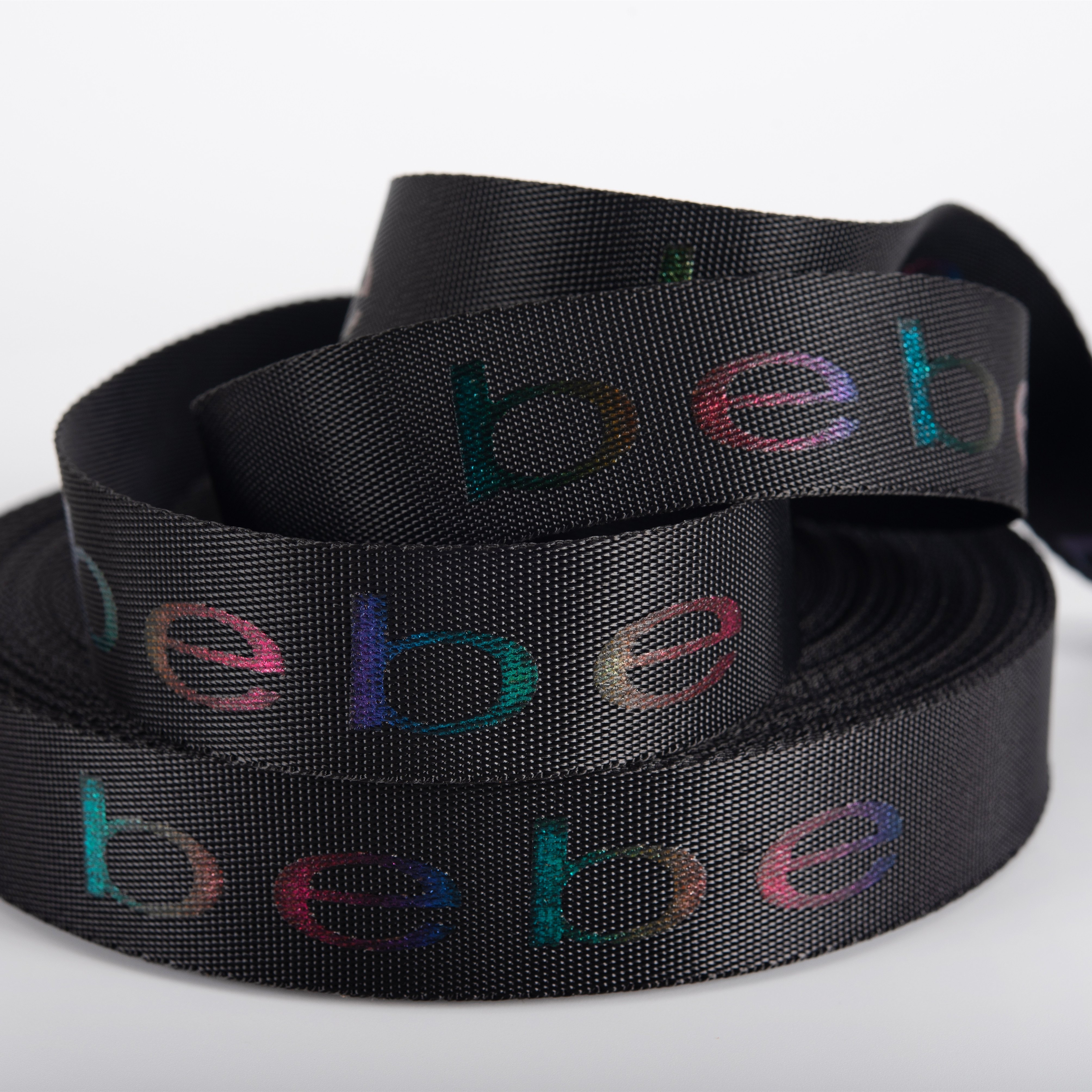 Polyester jacquard webbing tape with OEM Logo Decorative Craft Ribbon Sewing Trim Woven Trim Embroidered Ribbon