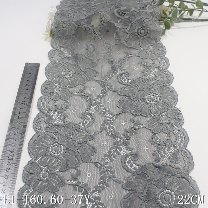 Stretch Lace Trim Elastic flower Lace by the yard Flower Ribbon For Lingerie Garment