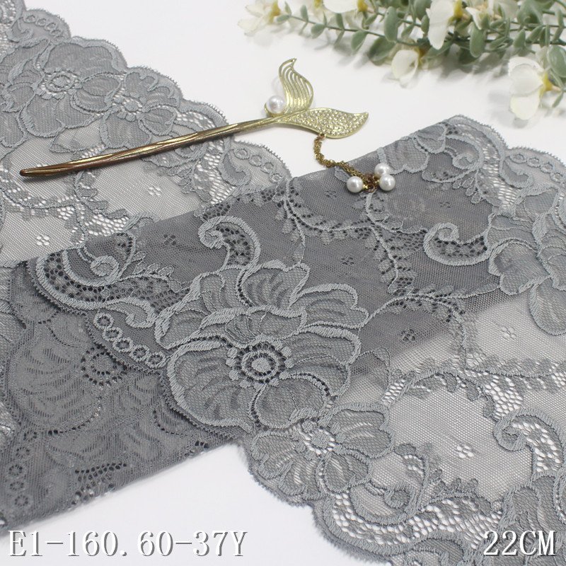Stretch Lace Trim Elastic flower Lace by the yard Flower Ribbon For Lingerie Garment