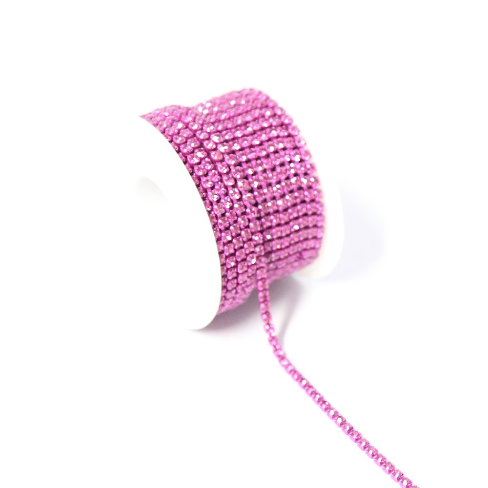 High Quality Garment Accessories Dense Claw Crystal Welding Mental Chain Rhinestone Trim