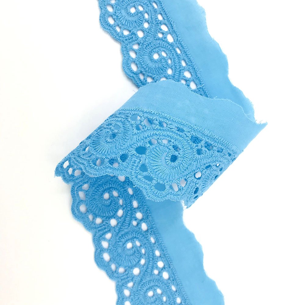 Fast Production Custom Garment Trimming Crochet Cotton Trim Lace Good Quality 100% Cotton lace Garment
