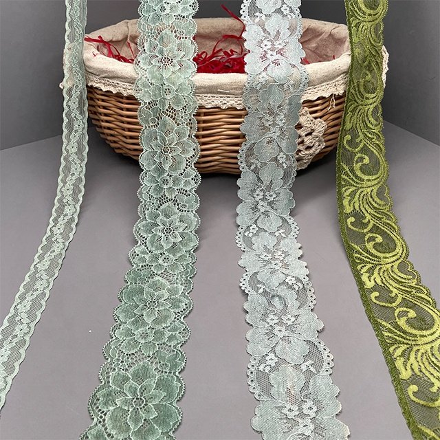 TUTON Custom French Elastic Lace 2.8/5.8/6.0 CM Trim Wholesale For Lingerie