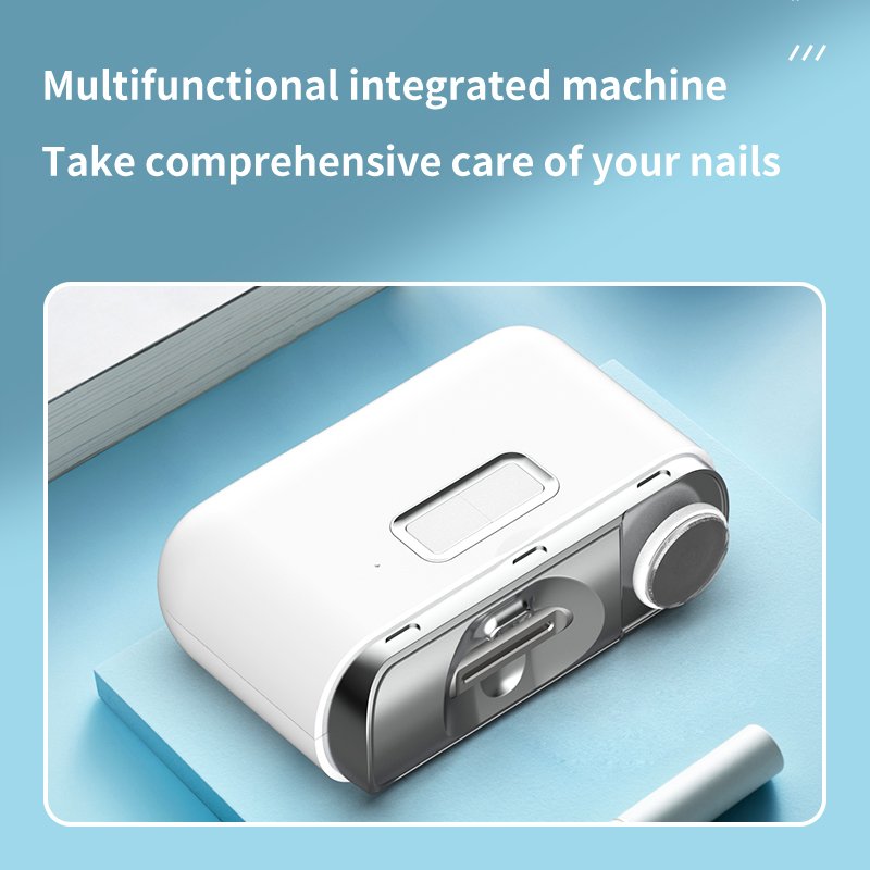Nail Trimming Cutting 2 In 1 Electric Automatic Nail Cutter Machine
