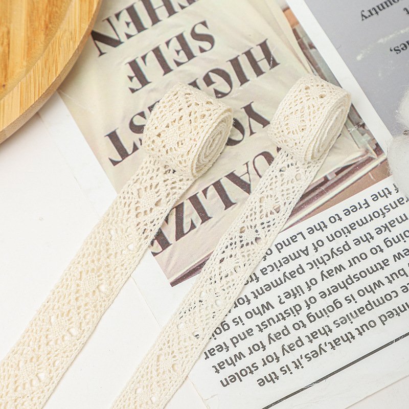 Customized Cotton Lace Trim Crochet Lace Trim For Garments/Curtain