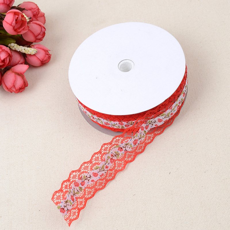 25mm Handmade Lace fancy Ribbon Net encaje bordado Lace Trim Embroider Crafts For Sewing Decoration Handicrafts