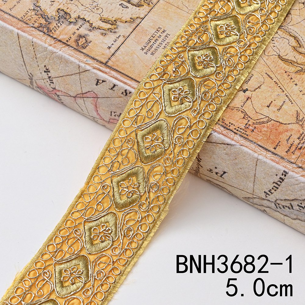 Glitter Organza Embroidery Mesh Lace Trim Ribbon For Clothing Curtain Accessories