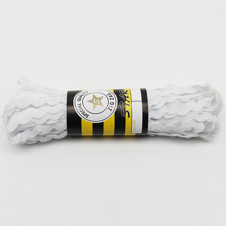 Polypropylene 3mm 5mm 7mm 8mm 10mm ric rac ribbon for trimmings wholesale from China supplier