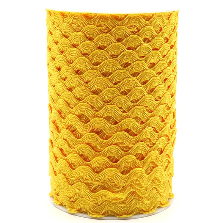 Polypropylene 3mm 5mm 7mm 8mm 10mm ric rac ribbon for trimmings wholesale from China supplier