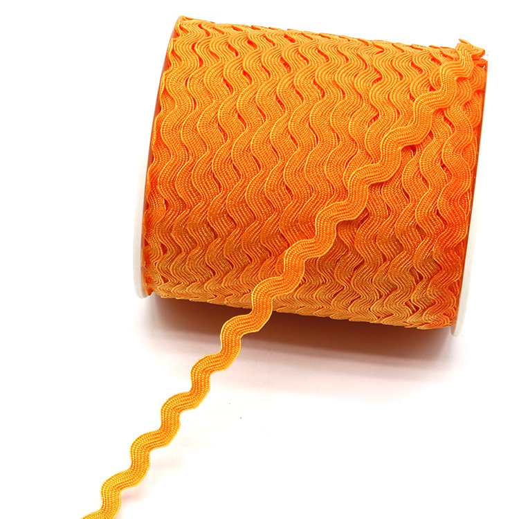 Polypropylene 3mm 5mm 7mm 8mm 10mm ric rac ribbon for trimmings wholesale from China supplier