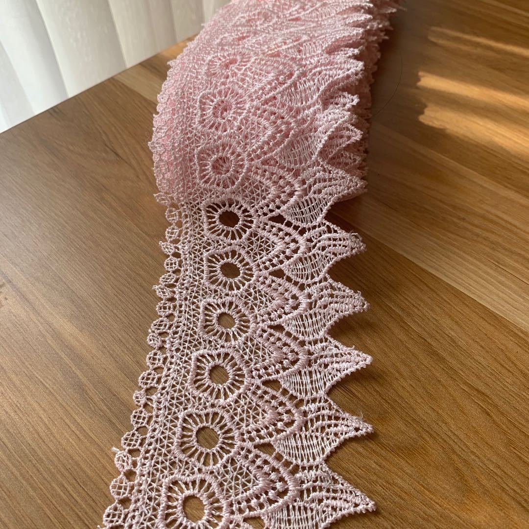 LS414 New Arrival Multi Color Water-soluble Embroidery Lace Trimming DIY Home Textile Clothing Decorative Accessories