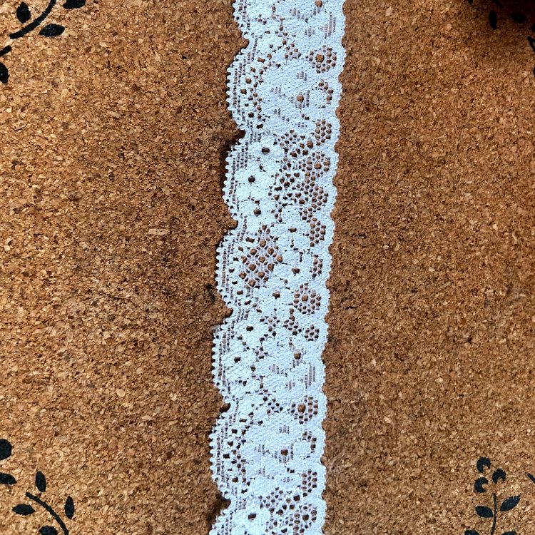 Zeal 2024 New Arrival French Luxury Chemical Stretch Narrow Lace Trim Custom Width 2.5cm Embroidery Trimming and Lace Border
