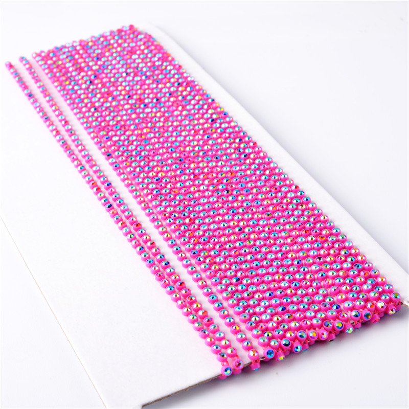 Plastic emerald rhinestone fabric trimming banding best sellers in Guatemala