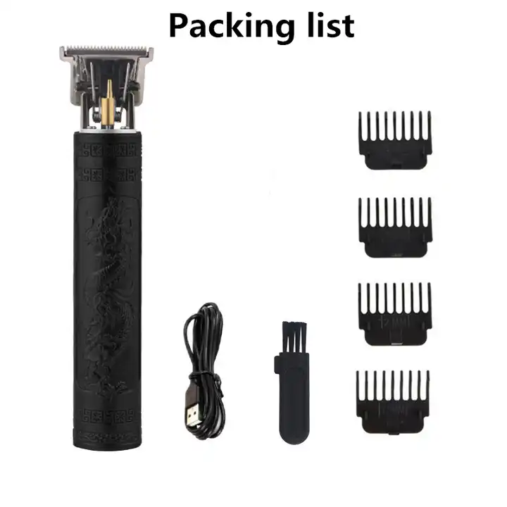 Hair Trimmers & Clippers Beard Haircut Grooming Electric Hair Cutting Trimmer T9 Professional Cordless Plastic For Men Steel