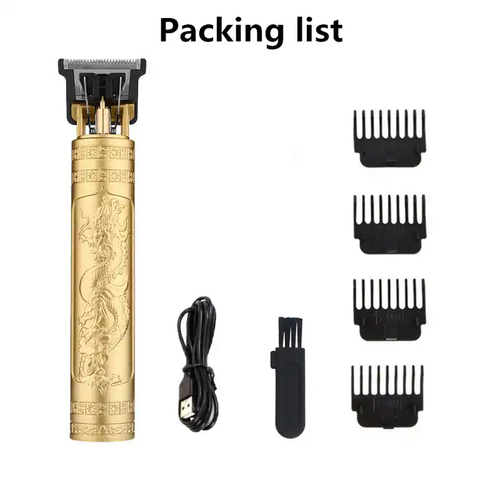 Hair Trimmers & Clippers Beard Haircut Grooming Electric Hair Cutting Trimmer T9 Professional Cordless Plastic For Men Steel