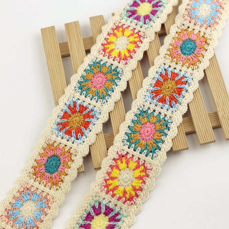 5.5 cm crochet lace trimming embroidery Lace Trimming for clothing dress headband accessories