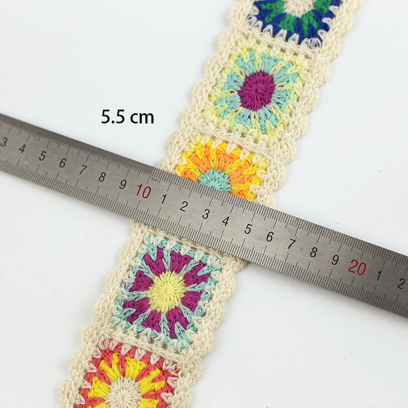 5.5 cm crochet lace trimming embroidery Lace Trimming for clothing dress headband accessories
