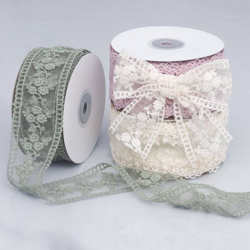 AFFNINTY Lace Tape Mesh Cotton Guipure Embroidery Lace Trim Ribbons Garment Accessories