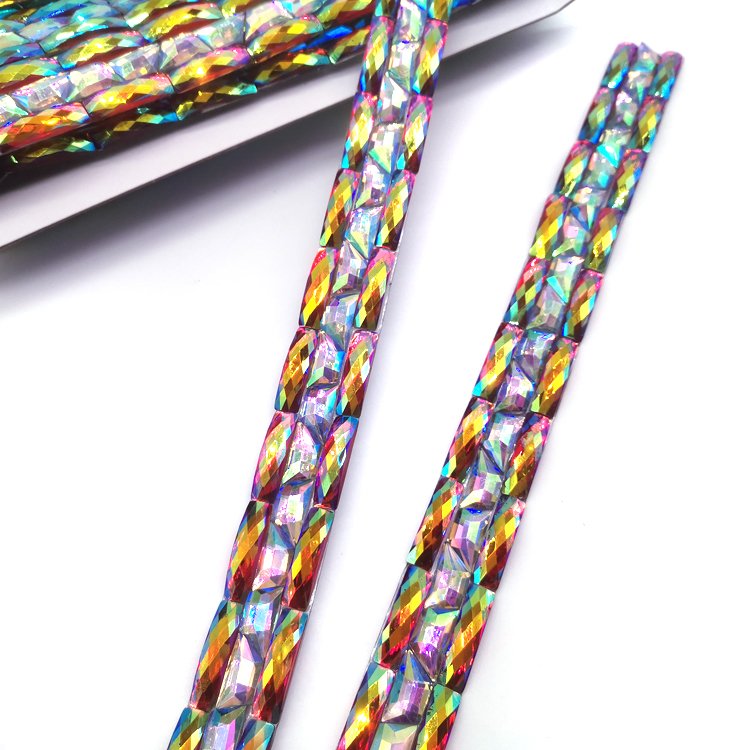 Handmade Iridescent Resin Rhinestone Trims over 100 Designs Stock Carnival Costumes & Evening Wedding Dress Accessories