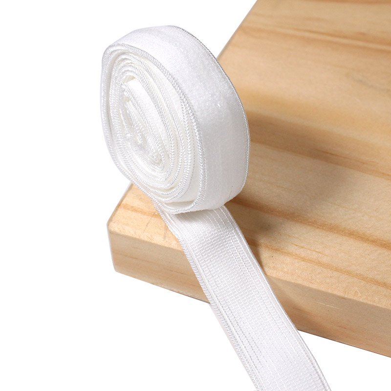 Wholesale high quality fancy Jacquard elastic bra strap silicone scalloped elastic band piping trims