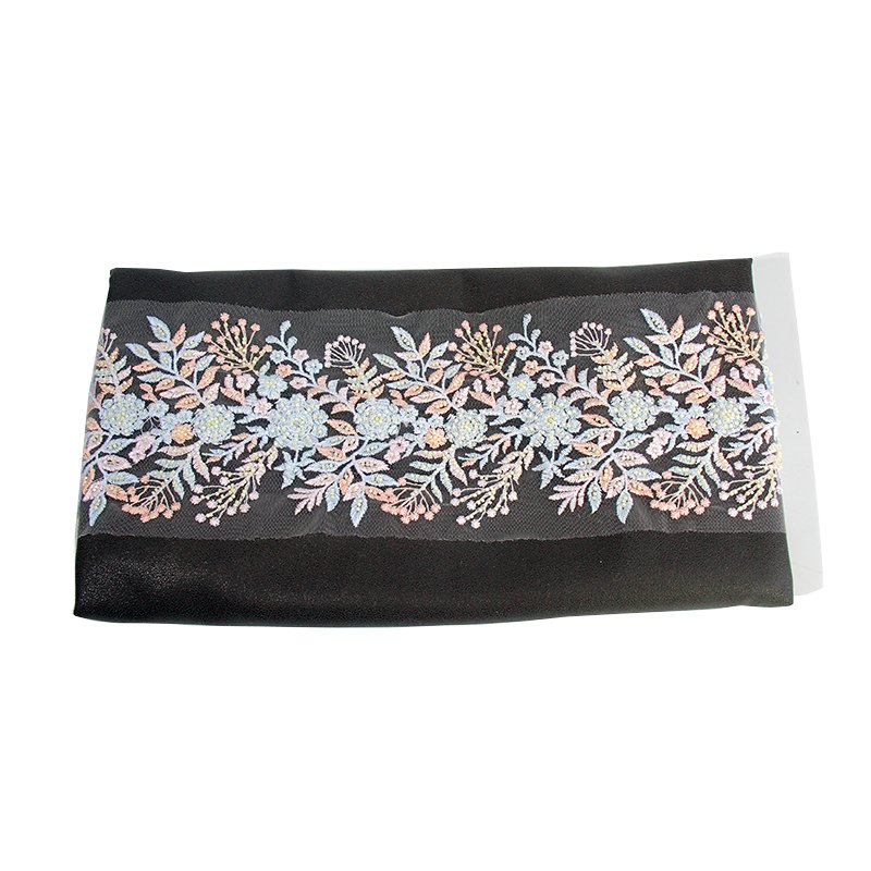 New design colourful custom heavy beaded border lace trimming