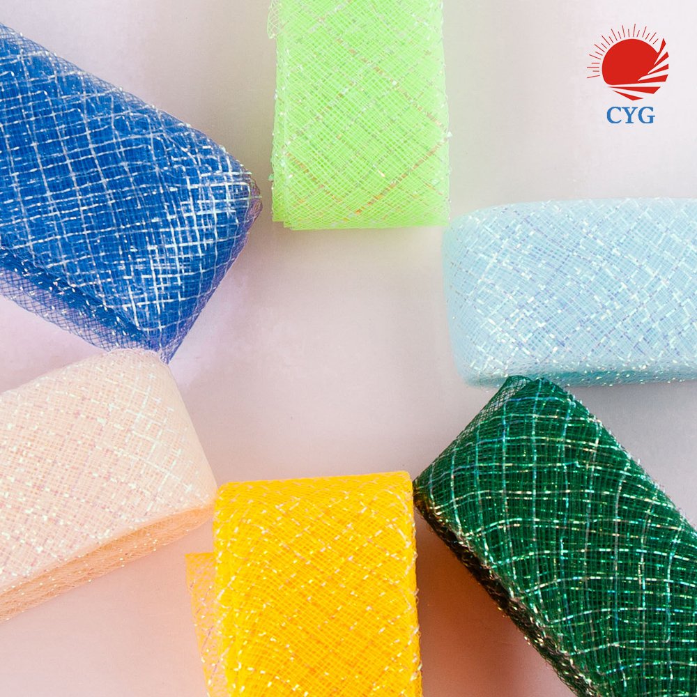CYG Color Deco Crinoline Horsehair Braid for Wedding Dress Gift Dance Skirt Shaping Trimming