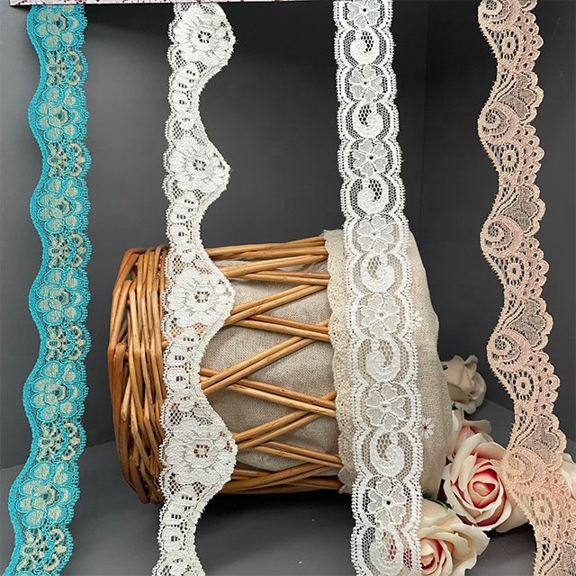 TUTON Custom French Elastic Lace 3.3/3.5/3.6/4.0 CM Trim Wholesale For Lingerie
