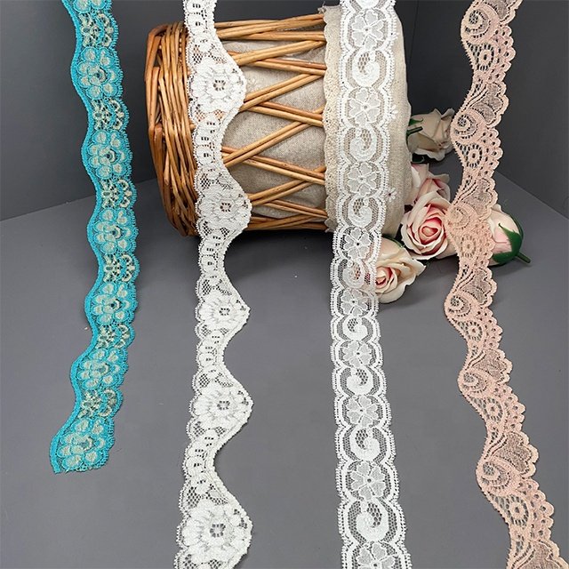 TUTON Custom French Elastic Lace 3.3/3.5/3.6/4.0 CM Trim Wholesale For Lingerie