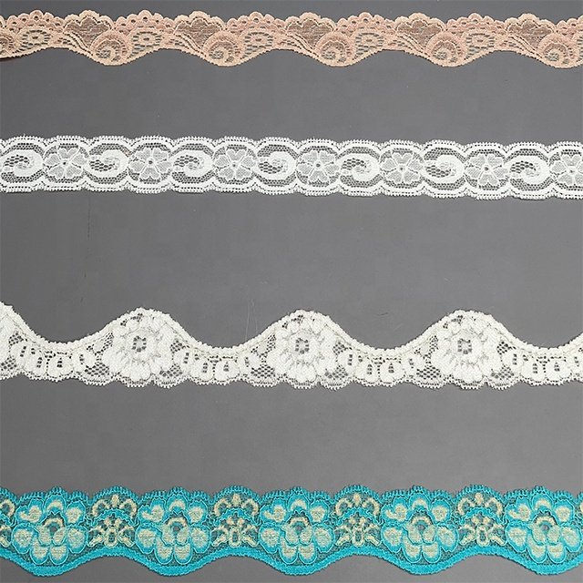 TUTON Custom French Elastic Lace 3.3/3.5/3.6/4.0 CM Trim Wholesale For Lingerie