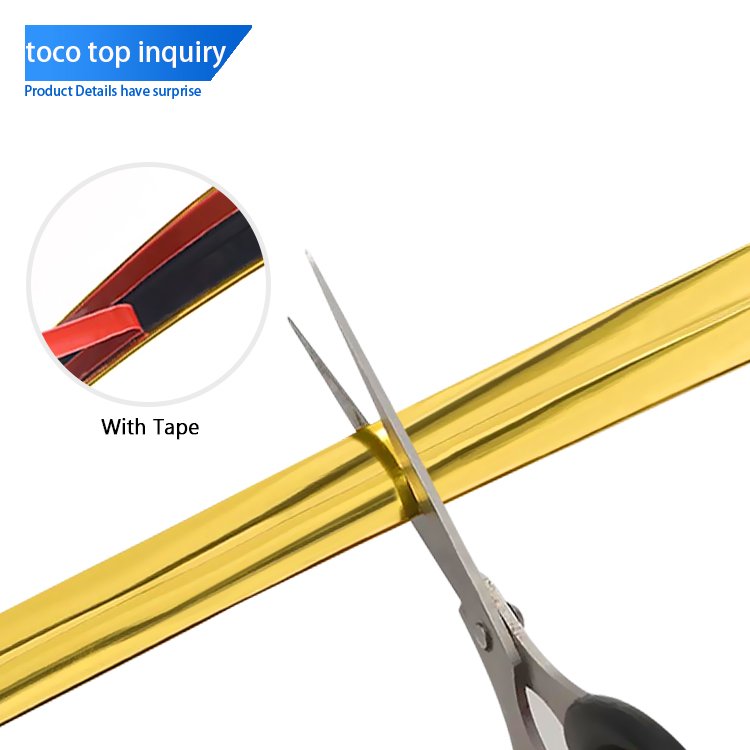 New PVC Plastic Furniture Accessories Edge Banding Tapes Curving Corner Trim For Wall Decoration