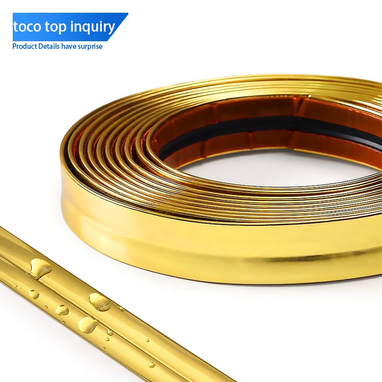 New PVC Plastic Furniture Accessories Edge Banding Tapes Curving Corner Trim For Wall Decoration
