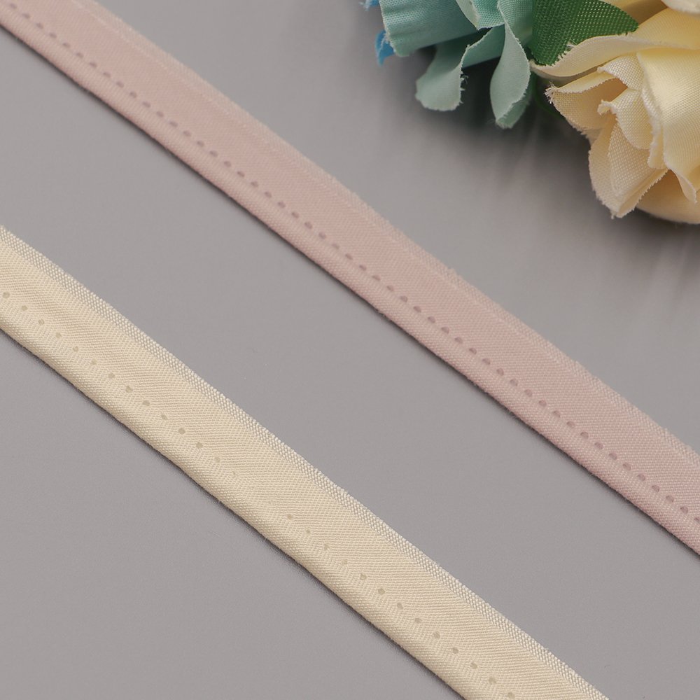Factory wholesale price cord trim colorful polyester lip rayon piping tape for garment upholstery