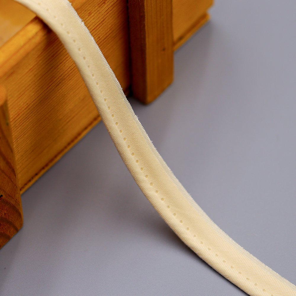 Factory wholesale price cord trim colorful polyester lip rayon piping tape for garment upholstery