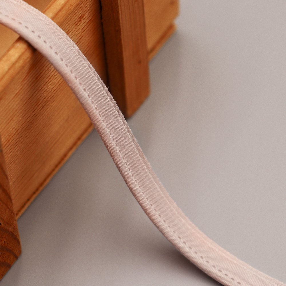 Factory wholesale price cord trim colorful polyester lip rayon piping tape for garment upholstery