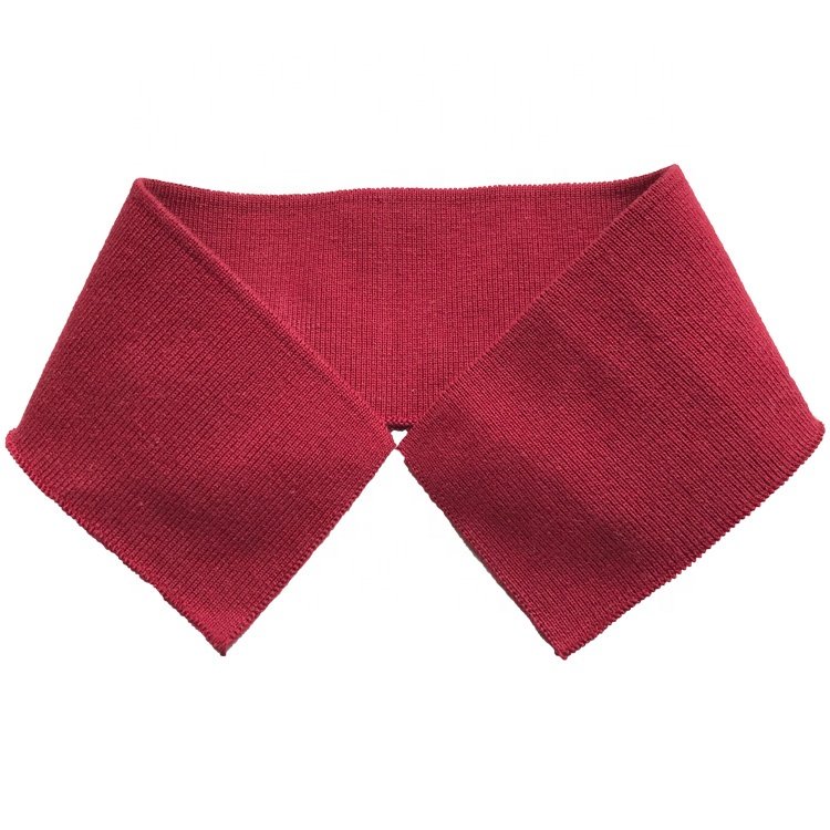 Customized Rib Knit Fabric Trim Ribbed Collar For Men and Women's Clothing Polo T-shirt Short Sleeve Collar and Cuff
