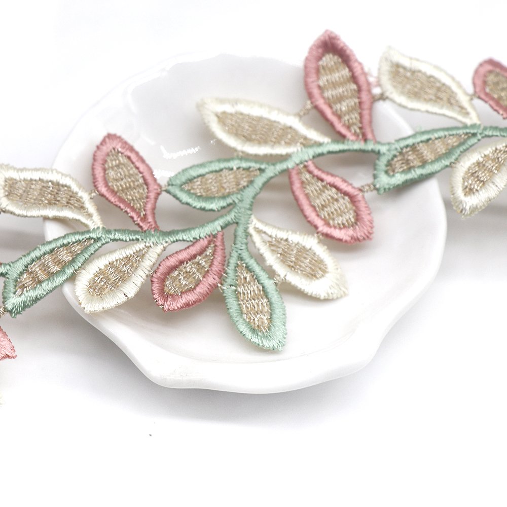 6cm Width Multicolor Color Embroidery 100% Polyester Lolita Wedding Lace Trim Garment Home Textiles Accessories