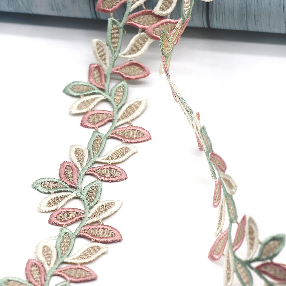6cm Width Multicolor Color Embroidery 100% Polyester Lolita Wedding Lace Trim Garment Home Textiles Accessories