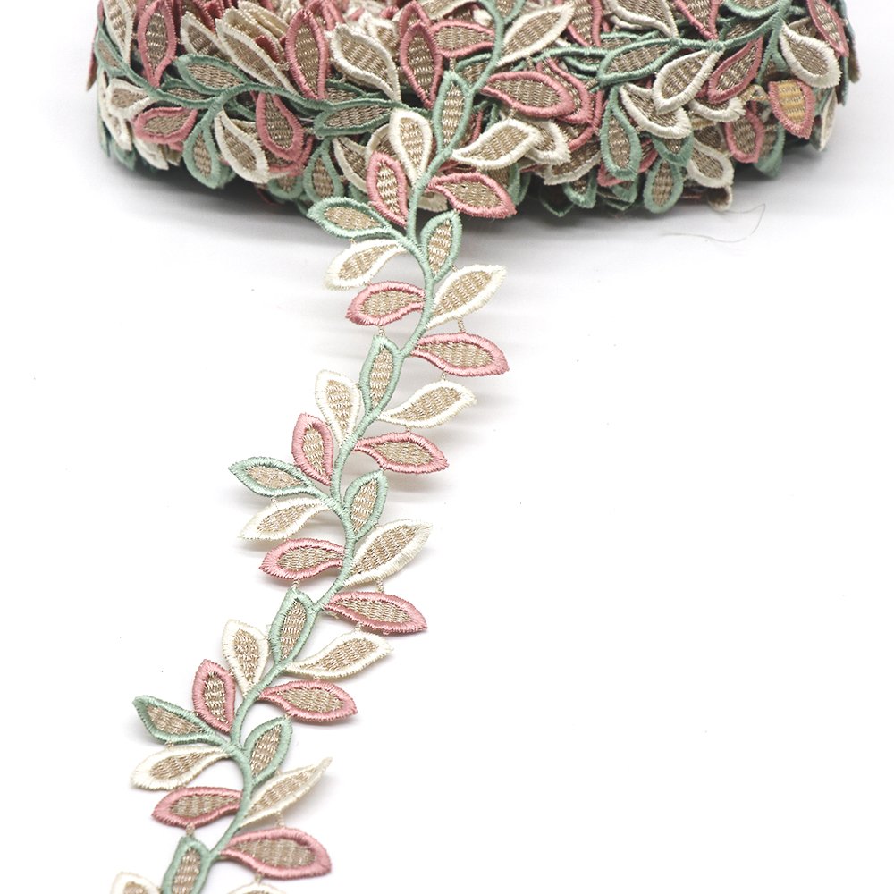6cm Width Multicolor Color Embroidery 100% Polyester Lolita Wedding Lace Trim Garment Home Textiles Accessories