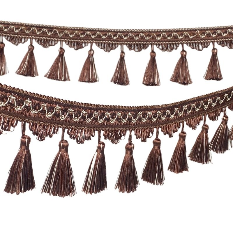 Curtain Fringe Tassel Trim Lace Accessories Decorative Clothing DIY Sewing Fabric Webbing Pearl Tassels Lace