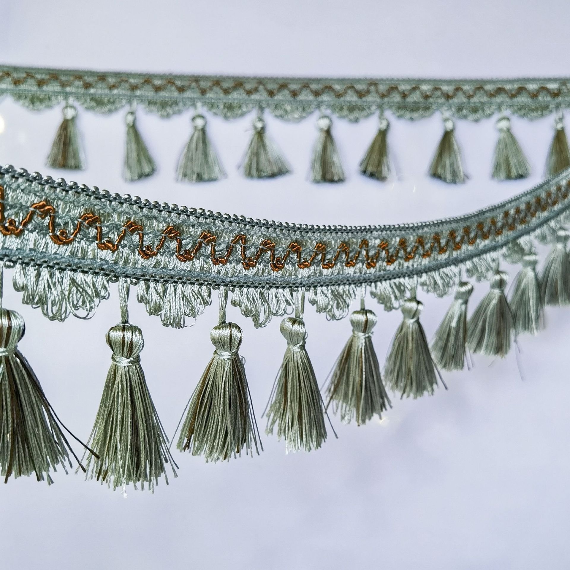Curtain Fringe Tassel Trim Lace Accessories Decorative Clothing DIY Sewing Fabric Webbing Pearl Tassels Lace
