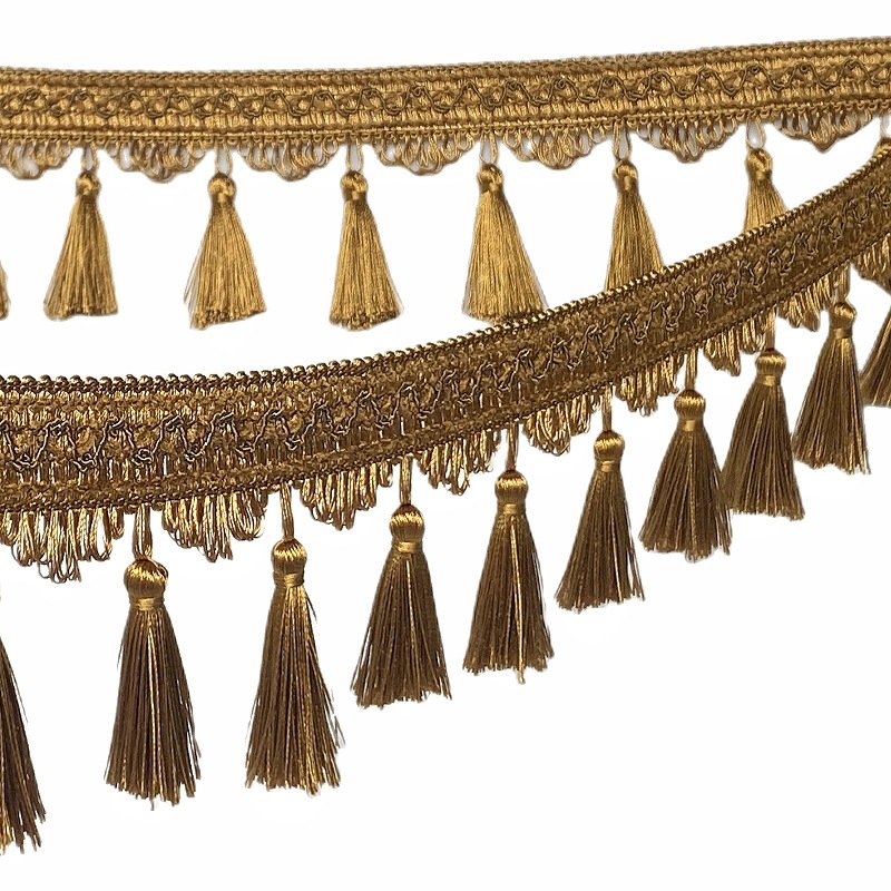 Curtain Fringe Tassel Trim Lace Accessories Decorative Clothing DIY Sewing Fabric Webbing Pearl Tassels Lace