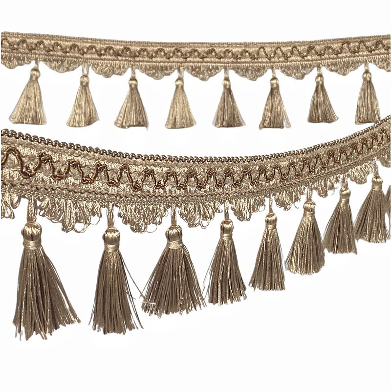 Curtain Fringe Tassel Trim Lace Accessories Decorative Clothing DIY Sewing Fabric Webbing Pearl Tassels Lace