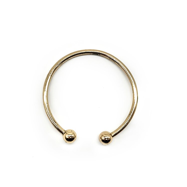 Reusable Metal Zinc Alloy Custom Metal Buckle Western U Shape Metal Decorative Ring Buckle Trim For Bikini And Swimwear